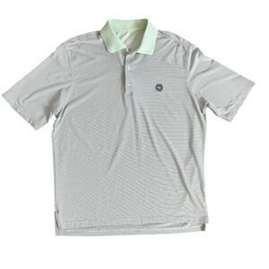 Fairway & Greene Tech Golf Polo Shirt Men’s Large green Stretch business casual